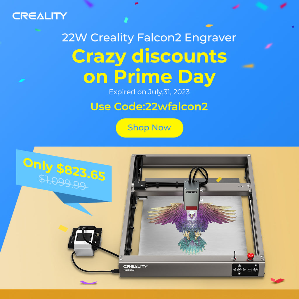 22W Creality Falcon 2 Laser Engraver: Fast, Precise & Versatile