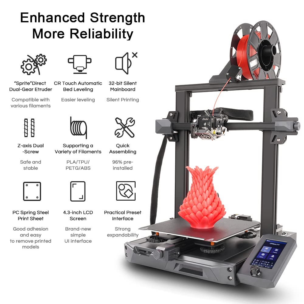 CREALITY Ender-3 S1 Pro 3D Printer CR Touch Automatic Levelling  High-performance